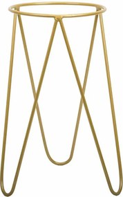 STOJAN NA KVETINÁČ TRIPOD 45X30X24 CM ZLATÁ