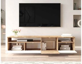 Dizajnový TV stolík Belisario II 180 cm biely