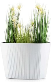 PLASTOVÝ KVETINÁČ MORA 59X40,5 CM BIELA