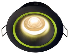 NOWODVORSKI Vonkajšie podhľadové osvetlenie FOXTROT, 1xGU10, 15W, 10cm, okrúhle, čierne