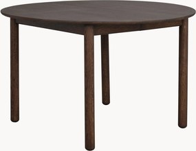 Rozkladací okrúhly jedálenský stôl z dubového dreva Derrymore, Ø 120 cm