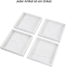 MARBLE Mramorová tácka - biela