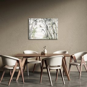 Obraz - Bambusy, kresba (70x50 cm)