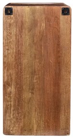 furniture-nabytek.cz - Masívna kúpeľňová spodná skrinka Calcutta z recyklovaného dreva, lakovaná, viacfarebná – 35×35×70 cm