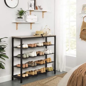 Botník DAVOR sivá/čierna