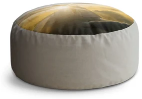 Sablio Taburet Circle Krídlo lietadla nad mrakmi: 40x50 cm