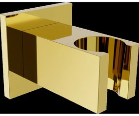 Mexen Cube držiak sprchy, zlatá - 79350-50