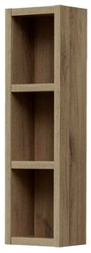 Mereo Aira, kúpeľňová skrinka 20 cm horná, policová, dub Halifax, MER-CN726SH