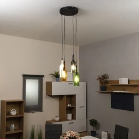 Globo 28048-4H - Luster na lanku LEVITO 4xE27/8W/230V