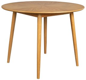 Okrúhly jedálenský stôl s doskou v dubovom dekore ø 120 cm Fabio – White Label