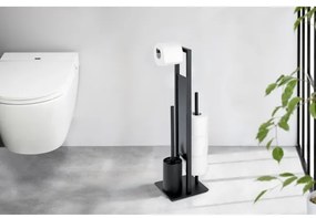 WENKO 23708100 - WC kefa RIVALTA 18x70 cm čierna