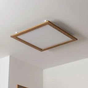 Brilagi - LED Stmievateľné svietidlo SLIMFRAME WOOD LED/58W/230V 64x64 cm + DO