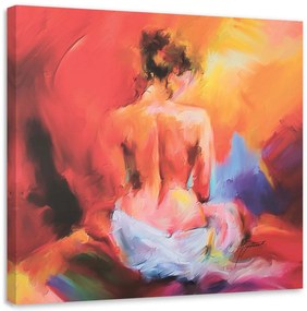 Gario Obraz na plátne Farebný akt ženy Rozmery: 40 x 40 cm