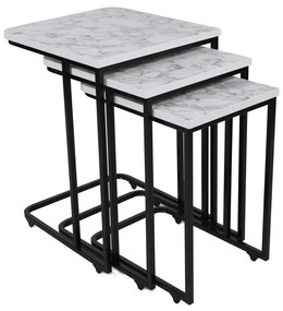 Odkladací stolík Metal Zigon, 3 ks