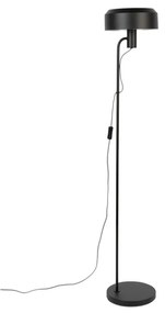 Čierna stojacia lampa s kovovým tienidlom (výška 135 cm) Landon – White Label