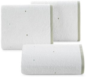 DETSKÝ BAVLNENÝ UTERÁK BABY60 SADA 3KS 70X140 CM BIELA
