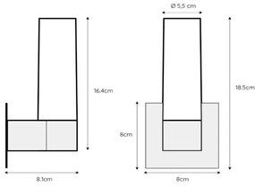 Lucide 04202/01/30 - Kúpeľňové nástenné svietidlo JESSE 1xG9/33W/230V IP44
