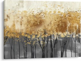 Obraz - Zlaté stromy (70x50 cm)