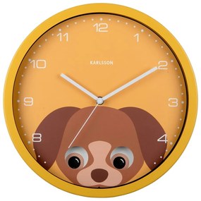 Detské hodiny ø 31 cm Peekaboo Dog – Karlsson