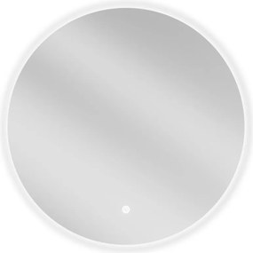 Mexen Erg, okrúhle LED podsvietené kúpeľňové zrkadlo 60 cm, 6000K, vykurovacia podložka proti zahmlievaniu, 9823-060-060-611-00