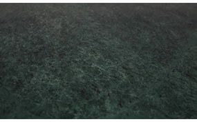 Zelený odkladací stolík s mramorovou doskou White Label Timpa