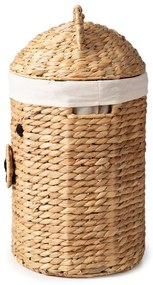 Detský kôš na hračky z vodného hyacintu v prírodnej farbe ø 30x56 cm Bear – Compactor