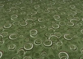 Koberce Breno Metrážny koberec DROPS 24, šíře role 400 cm, zelená, viacfarebná