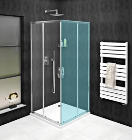 Gelco Gelco, SIGMA SIMPLY sprchové dvere posuvné pre rohový vstup 1000 mm, číre sklo, GS2110