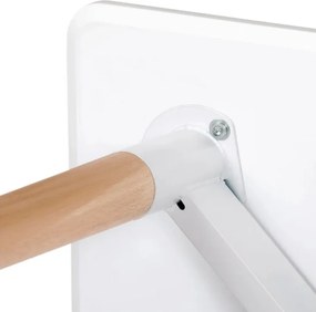 AKCIA Biely jedálenský stôl BERGEN 120x80 cm II. akosť