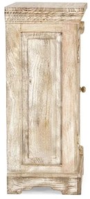 furniture-nabytek.cz - Masívna kúpeľňová spodná skrinka Patina z mangového dreva, lakovaná, prírodná farba – 48×33×80 cm