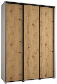 Skriňa 45 Canaris 1 180 biela/artisan/čierna