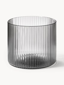 Ručne fúkané reliéfne poháre Ripple, 4 ks