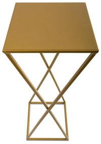 Stojan na kvety ESPIRAL 70 cm zlatý