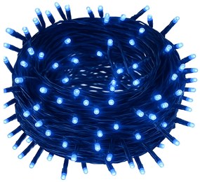 Vianočné svetielka vnútorné modré 100 LED