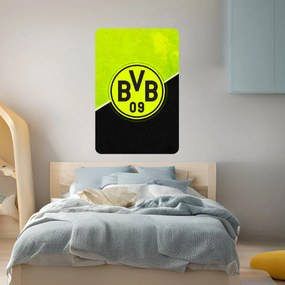 60x90cm Borussia Dortmund - textilná nálepka na stenu