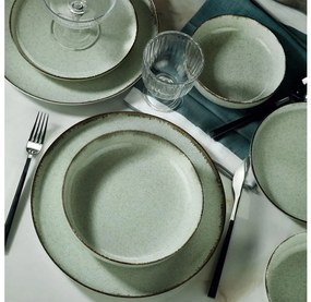 Jedálenská súprava 24 ks zelená/porcelán
