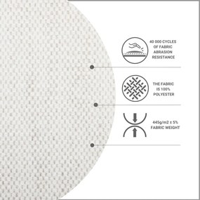 Krémovobiela boxspring posteľ s úložným priestorom 140x200 cm Urbaneo – Maison de Rêve