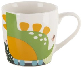Orion Porcelánový hrnček s miskou Dino, 0,35 l