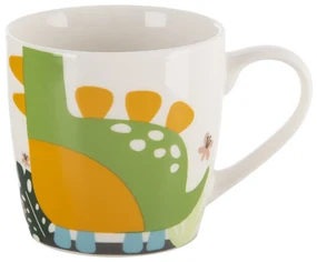 Orion Porcelánový hrnček s miskou Dino, 0,35 l