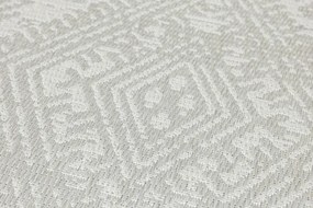 Koberec Haga 04196A krémový / sivý kruh