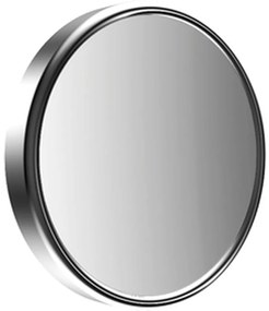 Emco Cosmetic mirrors Pure - Nástenné holiace a kozmetické zrkadlo, nalepovacia verzia, Ø 152 mm, 5 násobné zväčšovanie, chróm 109800126