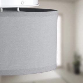 InternetovaZahrada Stropná lampa Ø38cm - sivá