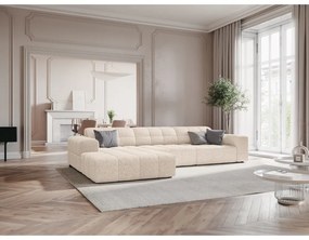 Krémová rohová pohovka (ľavý roh) Chicago – Cosmopolitan Design