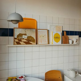 The Poster Club Plagát Light Stripes by Hanna Peterson 50x70 cm