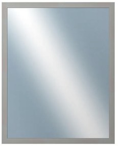 DANTIK - Zrkadlo v rámu, rozmer s rámom 40x50 cm z lišty PASTELKA šedá rovná (2966)