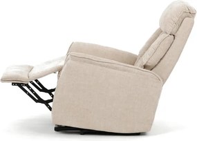 Polohovacie kreslo béžové, elektrické TV-H9727 CRM2