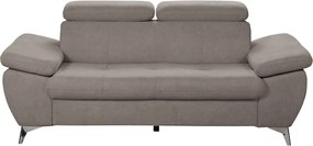 Dvojsedák Gisele, béžová taupe látka