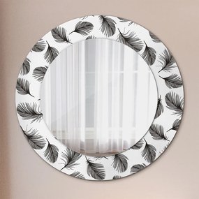 Perie Okrúhle dekoračné zrkadlo