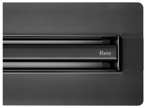 REA-G2710 - Odtokový žľab NEOX SLIM 70 cm nerezová oceľ/čierna