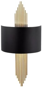 Nástenné svietidlo 1xE27/40W/230V zlatá/čierna